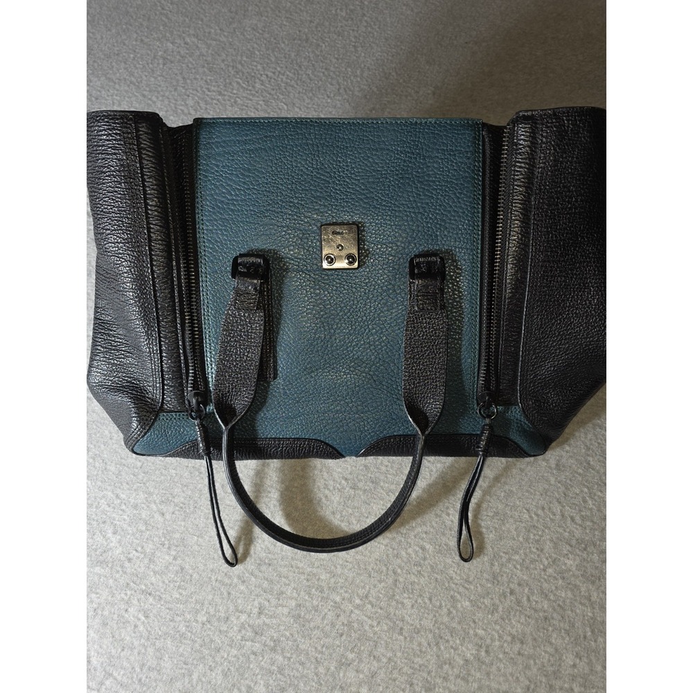 3.1 Phillip Lim Pashli Textured Leather Large Satchel Purse Handbag - Picture 16 of 16